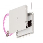 Кросс оптический настенный, полный комплект, FC/UPC, <nobr>MM 50/125</nobr> OM4, <nobr>4 порта,</nobr> металл, 163&times;123&times;23 мм, <nobr>цвет серый</nobr>