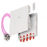 Кросс оптический настенный, полный комплект, ST/UPC, <nobr>MM 50/125</nobr> OM4, <nobr>8 портов,</nobr> металл, 163&times;123&times;30 мм, <nobr>цвет серый</nobr>