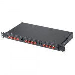 Кросс КСП, стационарный, полный комплект, ST/UPC, SM 9/125 OS2, <nobr>12 портов,</nobr> 1U, цвет черный
