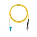 Шнур оптический переходной, одинарный, одномодовый SM 9/125 OS2, <nobr><nobr>LC/UPC-FC/UPC,</nobr></nobr> LSZH нг (A)-HF, <nobr>1 м</nobr>