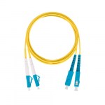 Шнур оптический переходной, двойной, одномодовый SM 9/125 OS2, <nobr><nobr>LC/UPC-SC/UPC,</nobr></nobr> LSZH нг (A)-HF, <nobr>1 м</nobr>