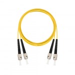 Шнур оптический соединительный, двойной, одномодовый SM 9/125 OS2, <nobr><nobr>ST/UPC-ST/UPC,</nobr></nobr> LSZH нг (A)-HF, <nobr>1 м</nobr>