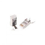 Коннектор RJ-45, STP, Кат.6, 50µ, универсальный, <nobr><nobr>уп-ка</nobr></nobr> <nobr>100 шт.</nobr>