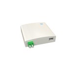 Настенная коробка, полный комплект, <nobr>1 розетка</nobr> 2LC/APC, SM 9/125 OS2, <nobr>2 порта,</nobr> ABC, 86&times;86&times;27 мм, <nobr>цвет белый</nobr>