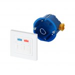 Рабочее место коммутационное, вн. исп., 83&times;83, <nobr>2 модуля</nobr> RJ-45, категория <nobr>6 UTP,</nobr> <nobr>цвет белый</nobr>