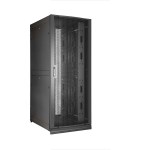 Шкаф напольный телекоммуникационный Серверный, Серия Вигор, 42U, 800&times;1070мм, перфорированные двери, задняя дверь двустворчатая, цвет черный