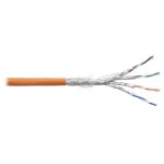 Кабель S/FTP, <nobr>4 пары,</nobr> Кат.6A (Класс EA), <nobr>900 МГц,</nobr> AWG 23, внутренний, LSZH нг (А)-HF, цвет оранжевый, катушка <nobr>305 м</nobr>