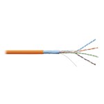 Кабель F/UTP, <nobr>4 пары,</nobr> Кат.5e (Класс D), <nobr>100 МГц,</nobr> AWG 24, внутренний, LSZH нг (A)-HF, цвет оранжевый, коробка <nobr>305 м</nobr>