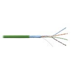 Кабель F/UTP, <nobr>4 пары,</nobr> Кат.5e (Класс D), <nobr>100 МГц,</nobr> AWG 24, внутренний, нг (A)-LSLTx, цвет зеленый, коробка <nobr>305 м</nobr>