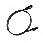 Шнур оптический переходной, одинарный, одномодовый, SM 9/125 OS2, <nobr><nobr>LC/UPC-SC/UPC,</nobr></nobr> LSZH нг (А)-HF, 1м, цвет черный