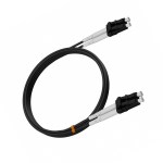 Шнур оптический соединительный, двойной, одномодовый SM 9/125 OS2, <nobr><nobr>LC/UPC-LC/UPC,</nobr></nobr> LSZH нг (А)-HF, 1м, цвет черный