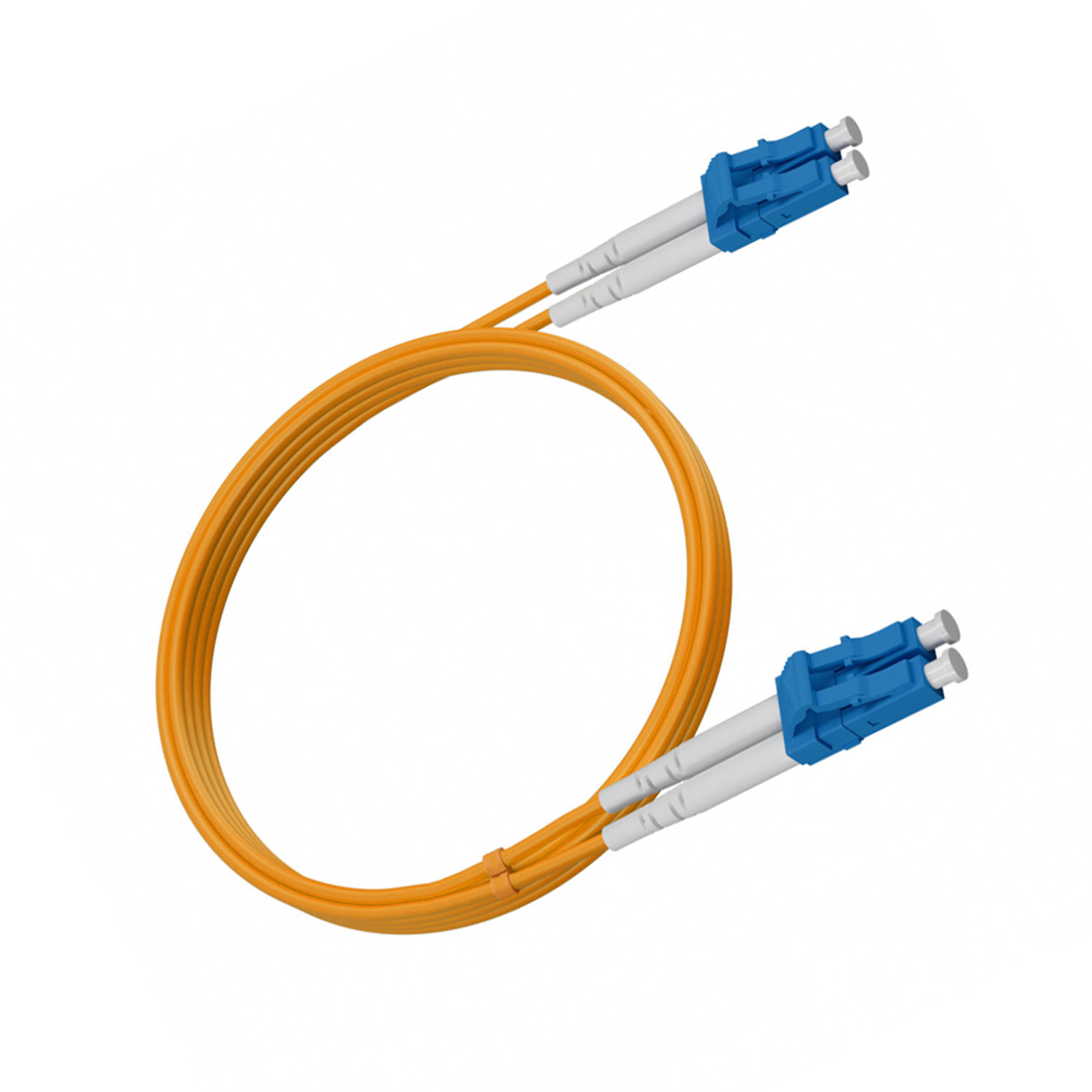 Шнур оптический соединительный, двойной, одномодовый SM 9/125 OS2, LC/UPC-LC/UPC, LSZH нг(А)-HF, 15 м